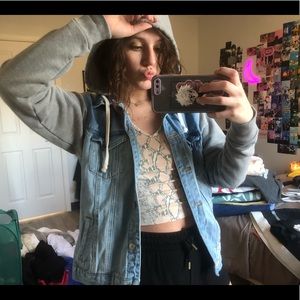 Sweatshirt Jean Jacket